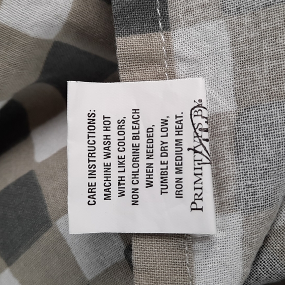 Fun Cotton Kitchen Dish Towel Fabulous Grandma Gift Present Gray White Check - Picture 4 of 5